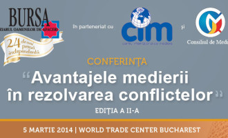 Conferinţa „Avantajele medierii în rezolvarea conflictelor”