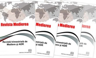 Revista Medierea – 200 de pagini de informatie de specialitate, la exigente CNCSIS